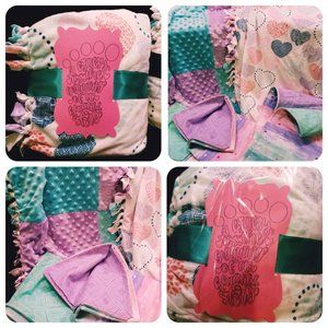 Hearts Baby Blanket Gift Set